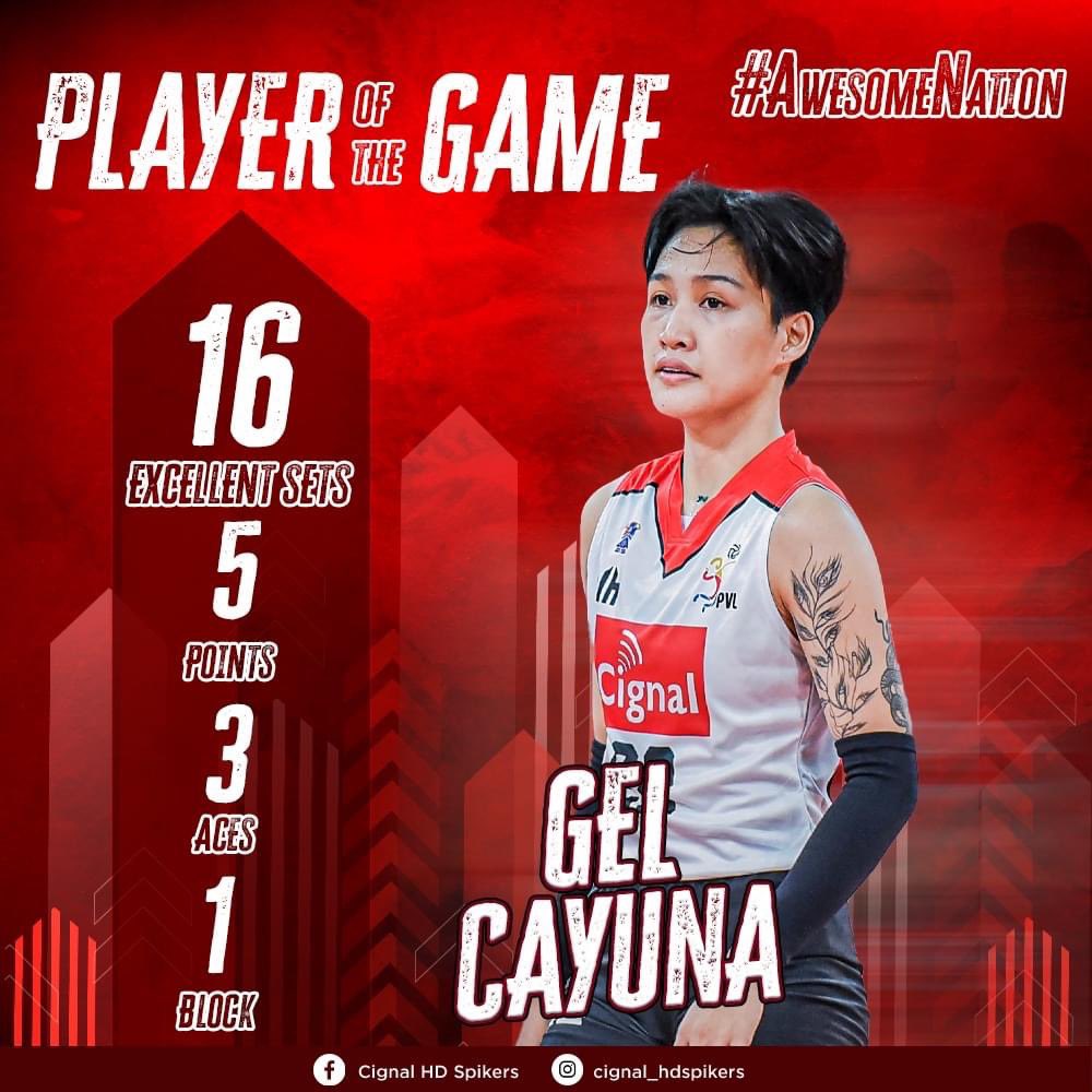 gelcayunafp's tweet image. BEST SETTER, GEL CAYUNA!❤️🖤📡

#gelcayuna #cignal #cignalhdspikers #awesomenation #pvl #PVL2023