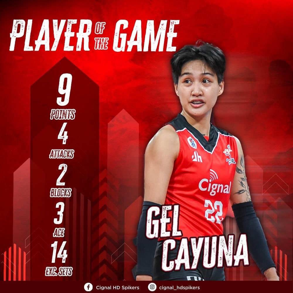 gelcayunafp's tweet image. BEST SETTER, GEL CAYUNA!❤️🖤📡

#gelcayuna #cignal #cignalhdspikers #awesomenation #pvl #PVL2023