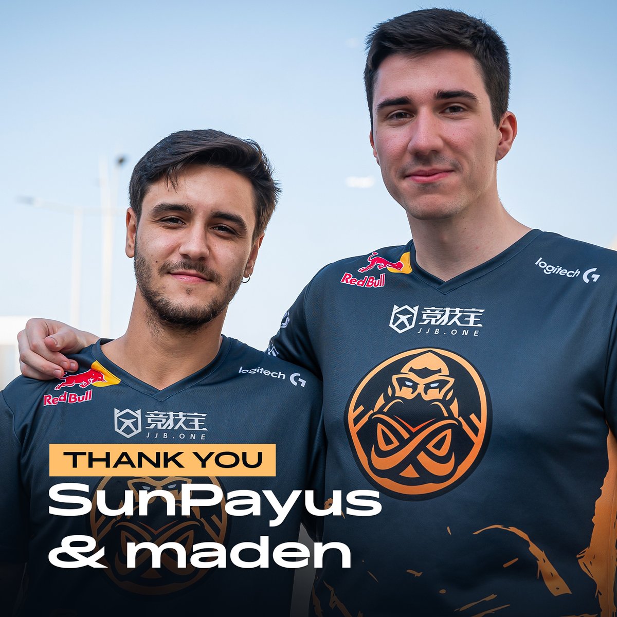 Thank you and farewell, @SunPayuscsgo & @madennCS 🧡 SunPayus’s contract has been bought out by another organization. With his contract ending, maden has chosen to move on from ENCE.