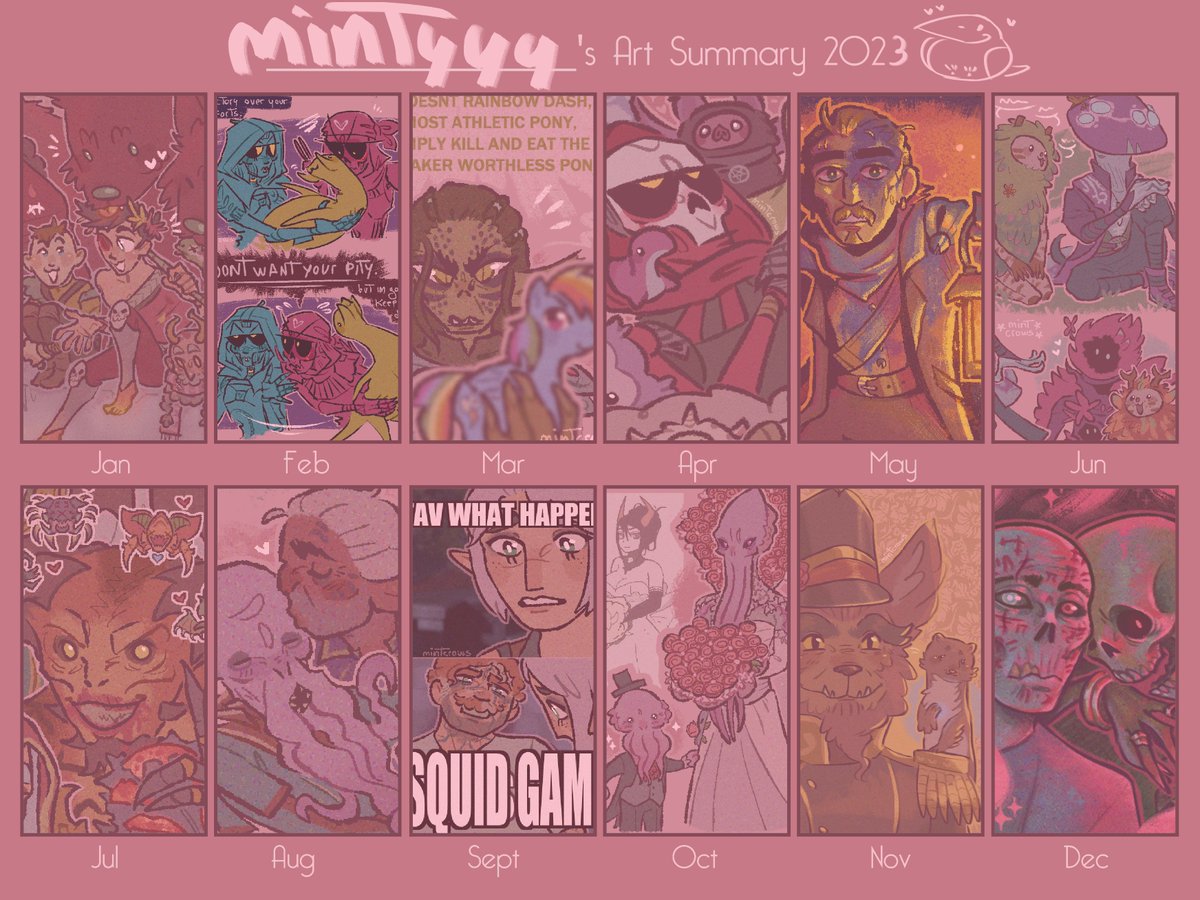 one of the years ever

[#artsummary2023] 