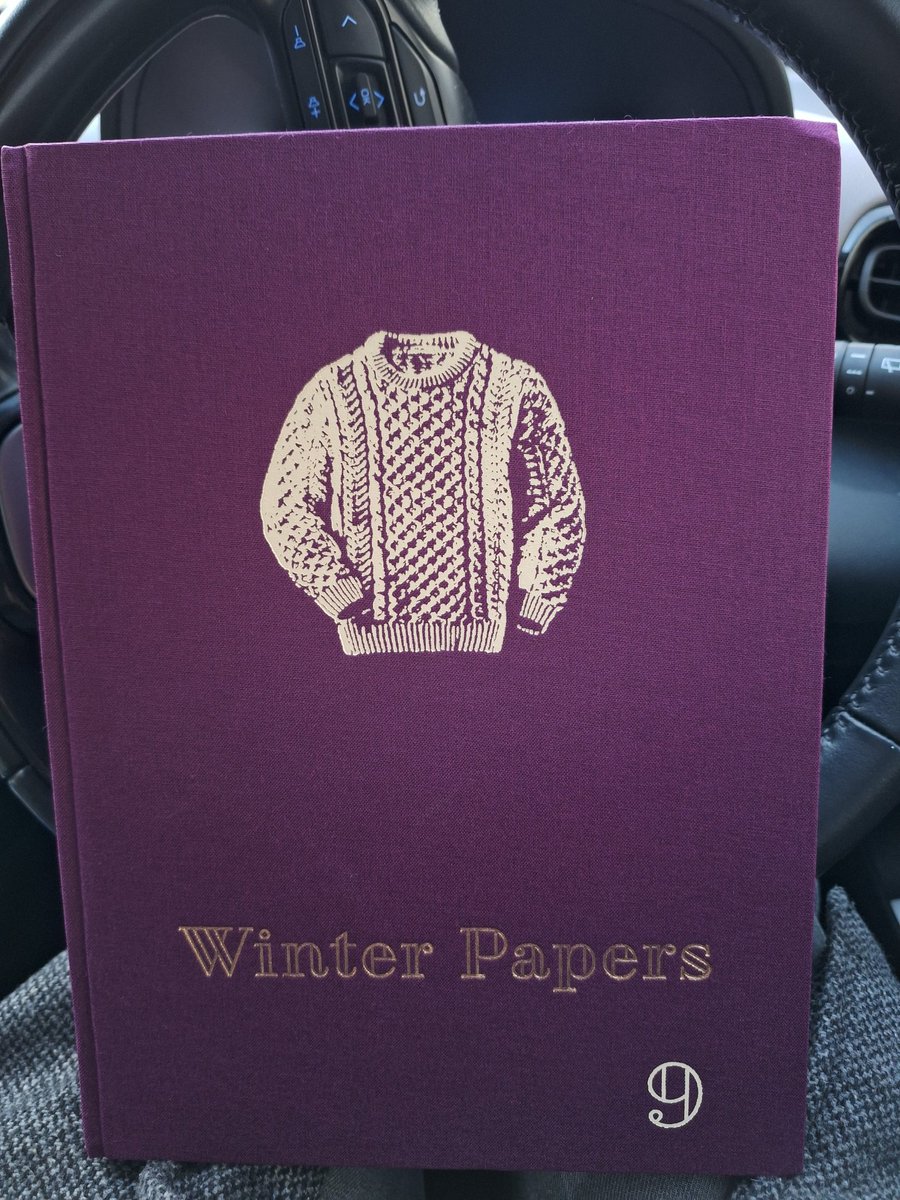 Snagged the last copy of @WinterPapers from @ravenbooks 🌲