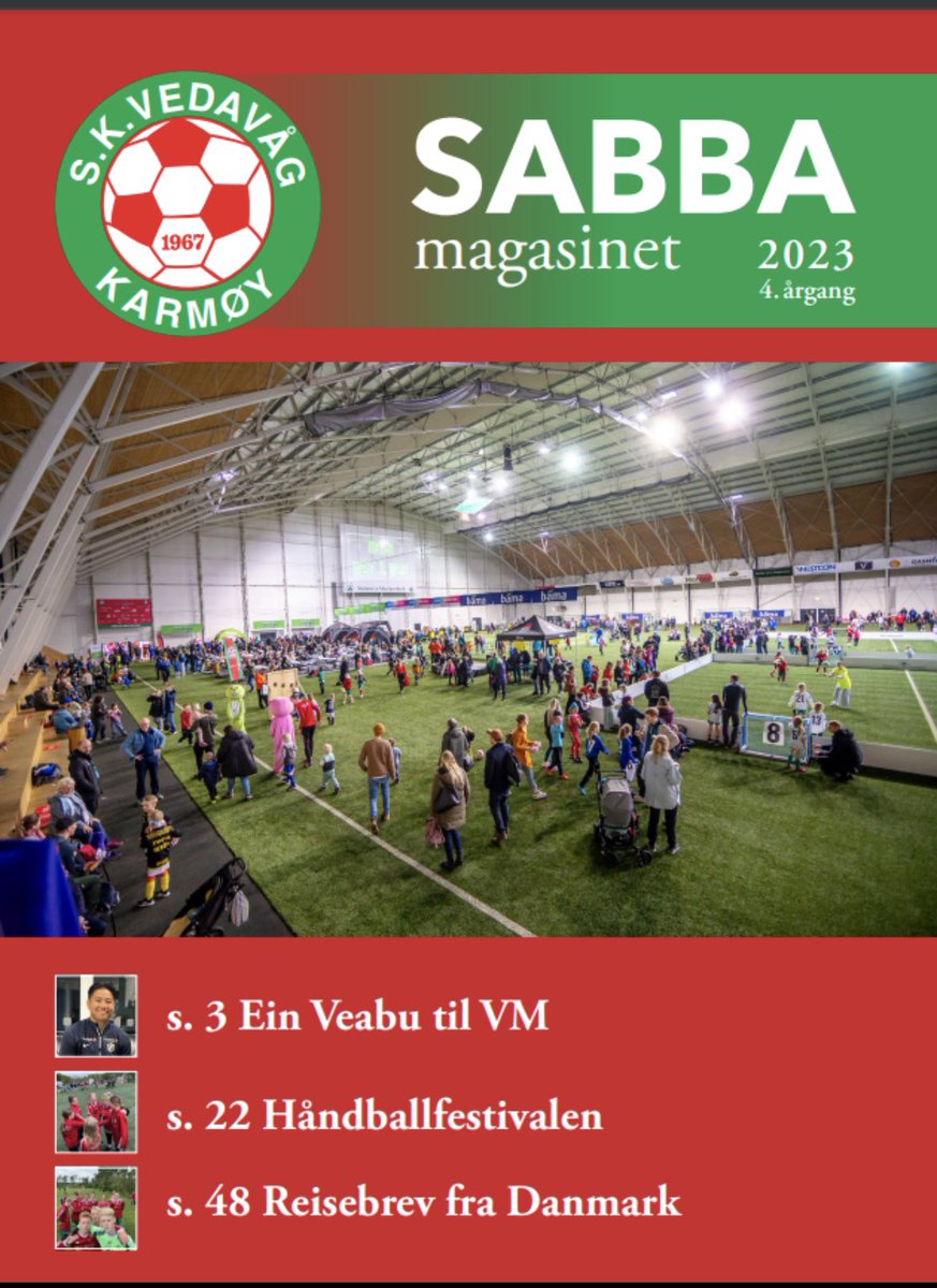 Bur du på Vea så har du sannsynligvis  fått Sabbamagasinet i postkassen din i dag.