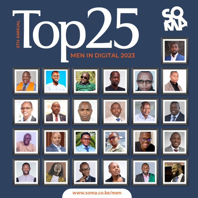 Our CEO and Co-founder @mutembeipi6 has been named in the Top25 Men in Digital 2023