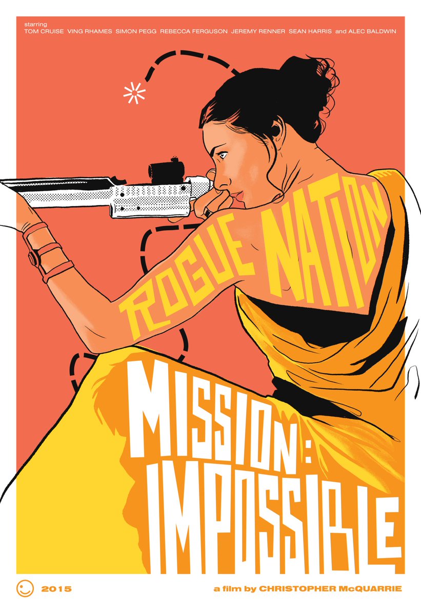 Fantastic poster for Mission: Impossible – Rogue Nation 🎨Peyton Webber #MoviePosters #PosterSpy #MissionImpossible