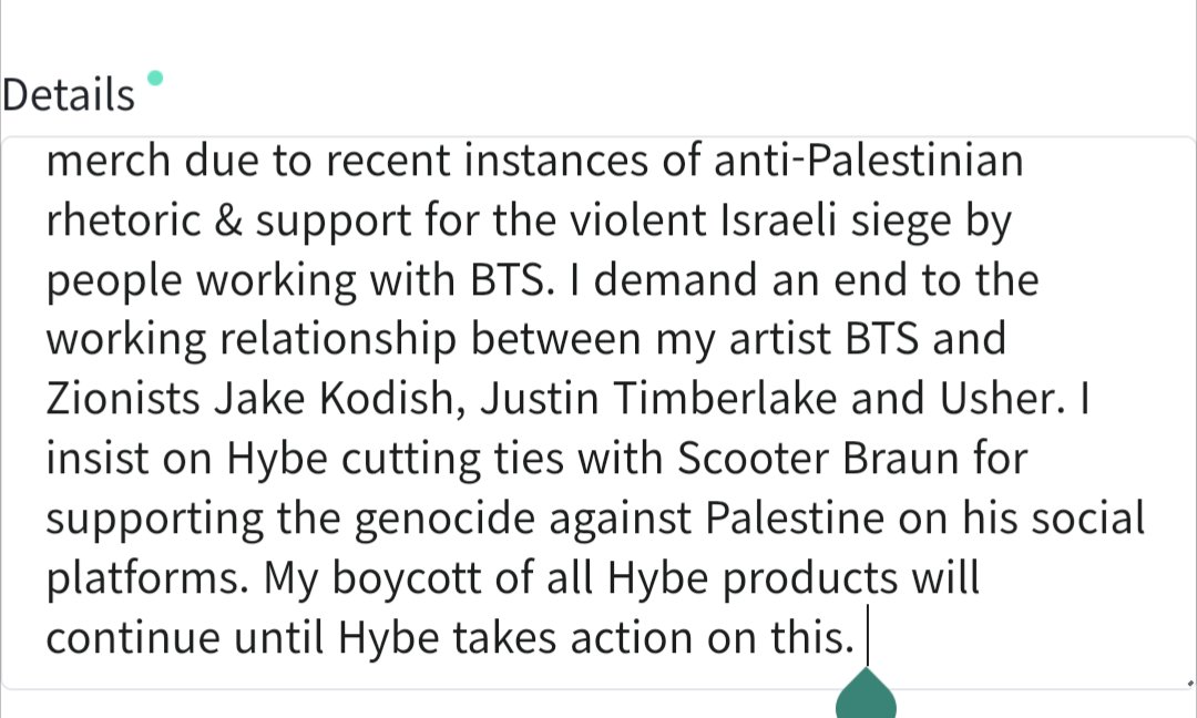 supporting the boycott of hybe products via customer support (instructions in thread)
#hybeoutwithzionism
#decemberboycott