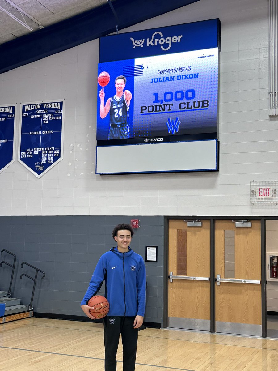Congratulations to Julian Dixon on being the newest member of the 1,000 point club!