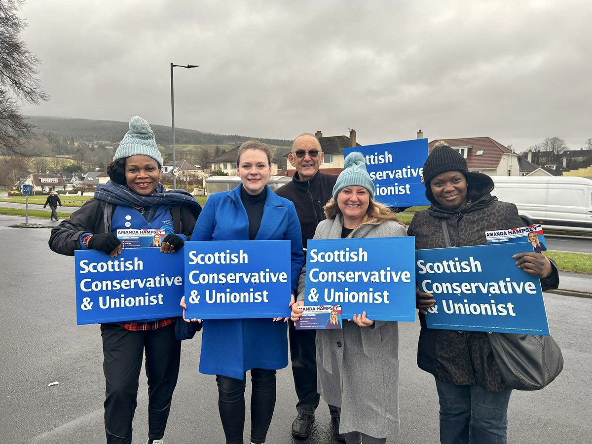 A blustery but positive winters day out with @ScotTories, chatting with with the community on what is most important to them.