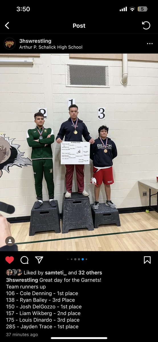Jayden Trace (@jayden20241911) on Twitter photo Great day of Wrestling today! I took first in the Holiday Classic at 285! More to come🔥 <a href="/HHGarnets/">Garnets Athletics</a> Great day of Wrestling today! I took first in the Holiday Classic at 285! More to come🔥 <a href="/HHGarnets/">Garnets Athletics</a>