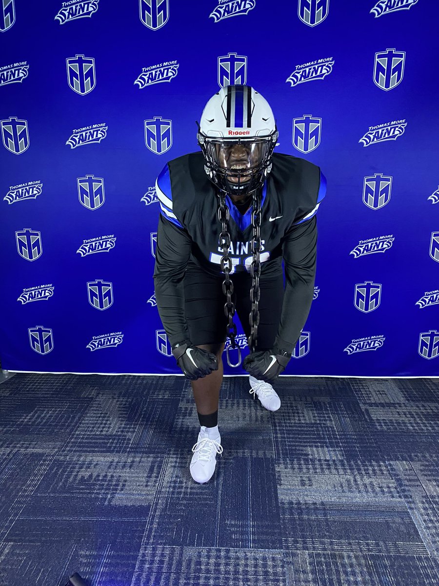 Jayden Wright (@jaydenawright) on Twitter photo After a great visit with <a href="/TMU_Football/">Thomas More Football</a>, I’m blessed to receive an offer from Thomas More University
@CoachFookes <a href="/CoachBZink/">Brad Zink</a> <a href="/CoachKreinsen/">Coach K</a> <a href="/CoachNorwell/">Chris Norwell</a>
<a href="/duPontFootball/">duPont Manual Football</a> <a href="/KamSmith_24/">Kameron Smith Sr.</a> <a href="/Ray_Coleman10/">Mauray Coleman Sr.</a> <a href="/yeah_itsgarland/">Coach Webb 🕸</a> @Only1Pope__ <a href="/dandy_erik/">Erik Dandy</a> <a href="/WhitBradley13/">Whit Bradley</a> After a great visit with <a href="/TMU_Football/">Thomas More Football</a>, I’m blessed to receive an offer from Thomas More University
@CoachFookes <a href="/CoachBZink/">Brad Zink</a> <a href="/CoachKreinsen/">Coach K</a> <a href="/CoachNorwell/">Chris Norwell</a>
<a href="/duPontFootball/">duPont Manual Football</a> <a href="/KamSmith_24/">Kameron Smith Sr.</a> <a href="/Ray_Coleman10/">Mauray Coleman Sr.</a> <a href="/yeah_itsgarland/">Coach Webb 🕸</a> @Only1Pope__ <a href="/dandy_erik/">Erik Dandy</a> <a href="/WhitBradley13/">Whit Bradley</a>