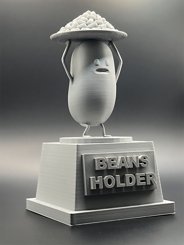 👀My newest 3D Print: A Bean holding beans! 🔥 🫘 This @BEANS_nfts award/statue represents: 🏆 1⃣ Community is only strong together! 2⃣ Holding isn't always easy! 3⃣ BEANS! #NFT #NFTs #NFTGaming #NFTGame #NFTCommunity #ETH #OpenSeaNFT #nftcollector #crypto #Web3 #Web3gaming