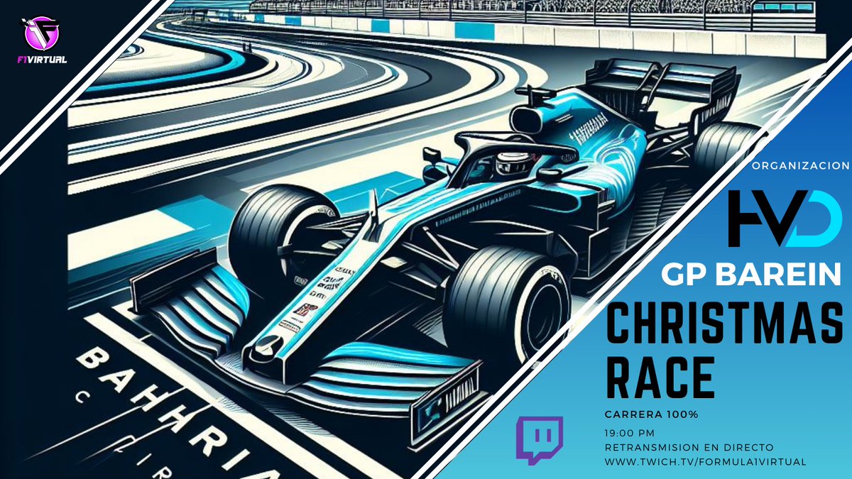 VirtualDrivers's tweet image. 🏆¡¡ Es mañana !!

COPA NAVIDAD 🎄

Desde las 18:50 en directo desde Twitch, con el gran @cocoloco300 

¡¡No os perdáis este evento para cerrar el año en una carrera apasionante y dramática al 100%!!

Gracias a @topclasscomp @SEVENVR7 @VCX_Spain 

#SomosHVD🔴🟡🔵