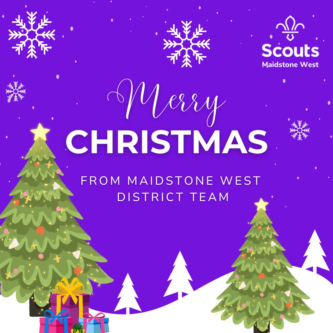 On behalf of Maidstone West Scouts, we would like to wish everyone a very Happy Christmas! 🎅⛄️🎄 #MaidstoneWestScouts #KentScouts