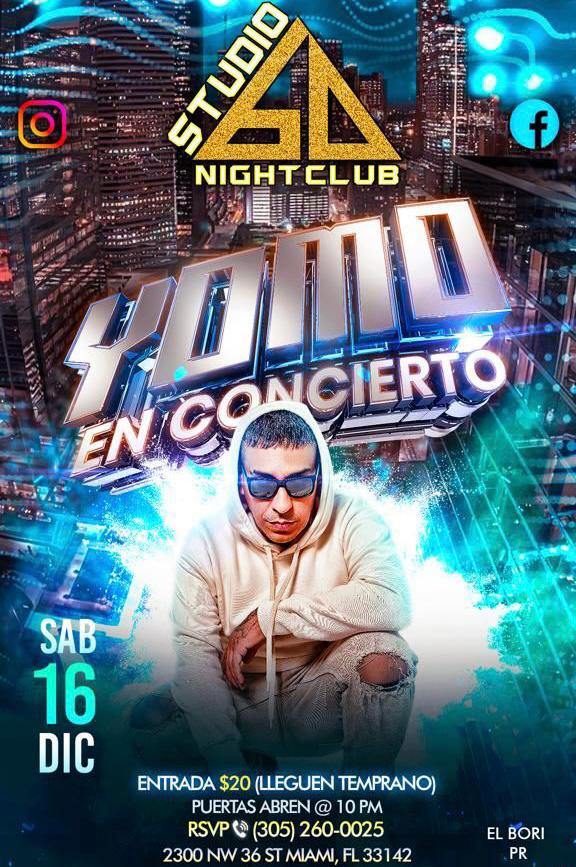 ESTA NOCHE LLEGAMOS AL 305 CON EL.SHOW COMPLETO 🔥 🔥 🔥 TODOS LOS CAMINOS CONDUCEN A STUDIO 60 ASI QUE LLEGUEN TEMPRANO. @studio60nightclub_official INDICANDO @bori_pr23 VAMOS A ESTREMECER LA TARIMA.. MIAMI HOY LOS VEO 👁 👁 #AnormalesMusic