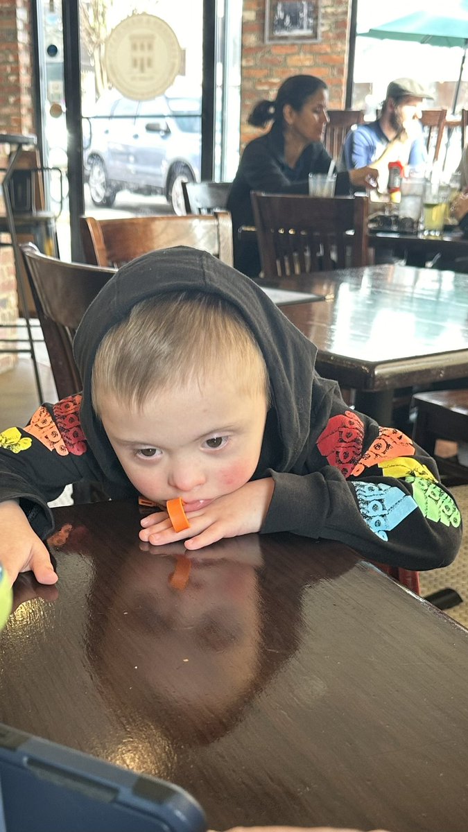 Got to spend part of our Saturday with grandson Colton. What a loving, precious little guy.