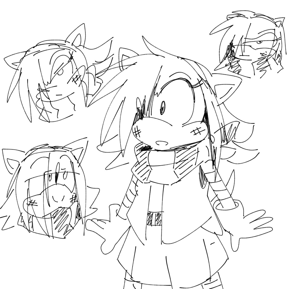 Wonchopmonkeyma's tweet photo. #sonic #tails #amyrose #knuckles #somethingaboutknuckles https://t.co/5QnuZakhYv