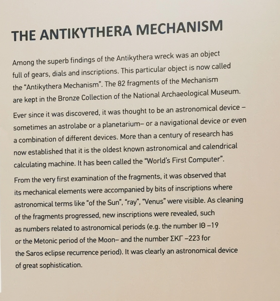 drsharwood's tweet image. The first computer?
I found out about this a few days ago 
The Greek Antiktyhera Mechanism - from 2nd century BC!!!!
What happened in the following 1000 or so years?
#trustintech #tech4good #emergingtech #AI #ML #cybersystemics #tech #Innovation #problems #artificialintelligence…