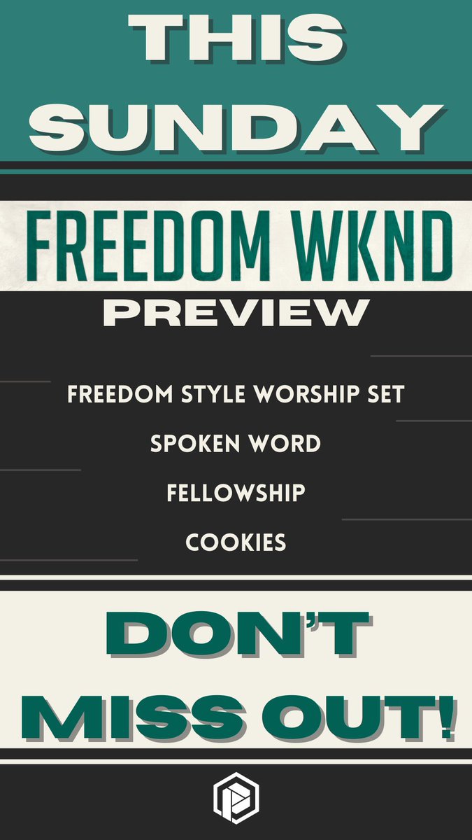 Come join us tomorrow for Worship and LifeGroups!!