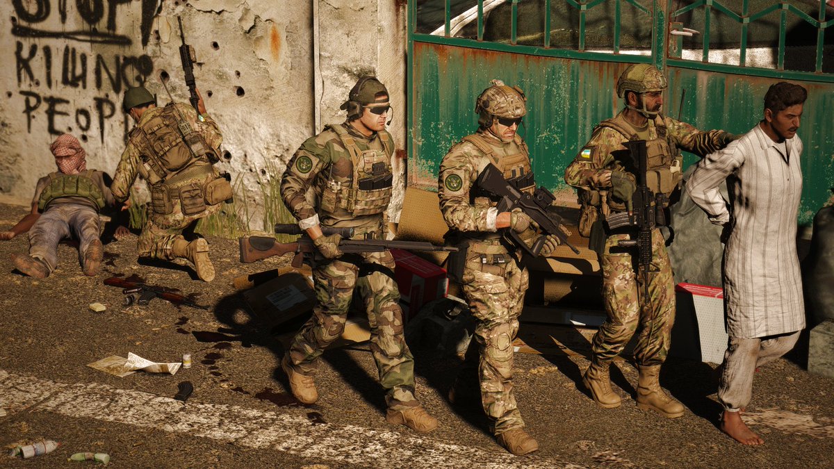 Task Force Écuyer has been so far successful with individual French Special Forces taking in one Karzeghi SOF member to teach them how to combat the large terrorism in Northern Karzeghistan. Subhanallah <a href="/ArmaPlatform/">Arma Platform</a> #Arma3