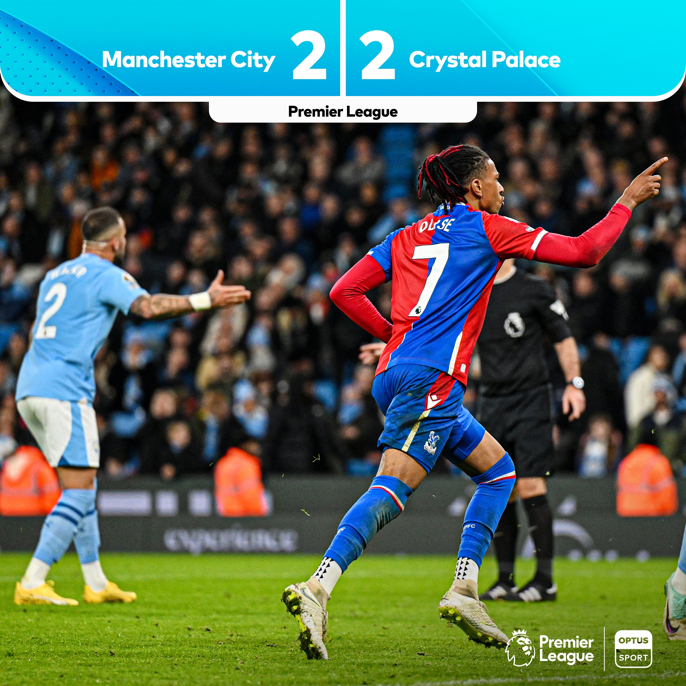 Manchester City 2 x 2 Crystal Palace