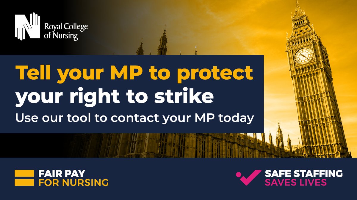 Got two minutes? Email your MP and ask them to defend your freedom to strike. 🔗 bit.ly/3ti36Hq
