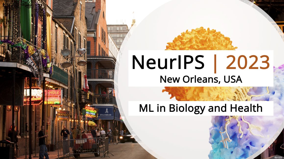 Unable to keep up with the deluge of amazing work happening in ML for Biology and Health at NeurIPS this year?

We've got you covered with a concise summary of #NeurIPS2023 content focussed at the exciting intersection of Biology, Health and AI!

thread 👇