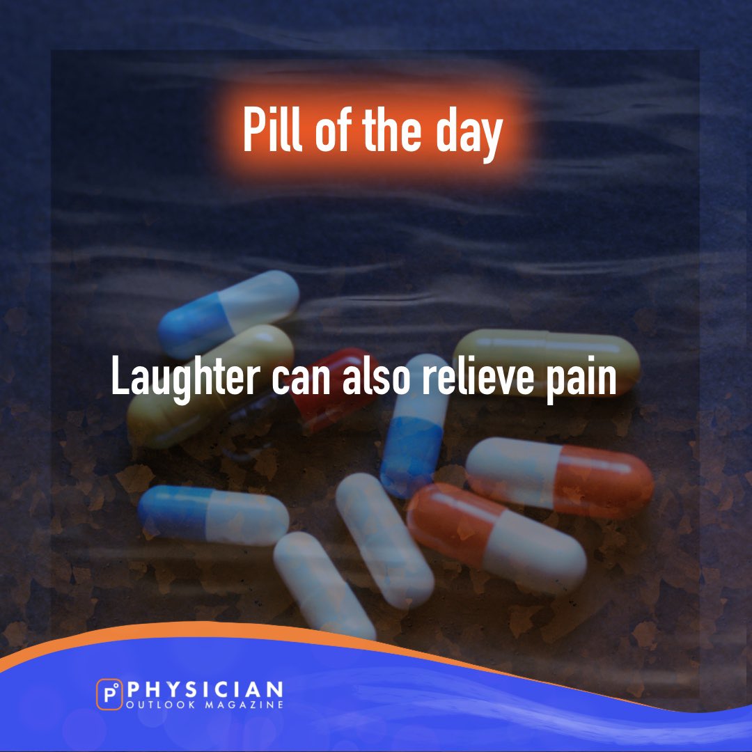 How is it possible that laughter has effects on our perception of pain?
 
The answer lies in brain chemistry. 🧠

#HealthFunFacts #factoftheday #humanbody #humanbodyfacts #physicianoutlook #medicaljournal #healthcuriosities #laughterheals