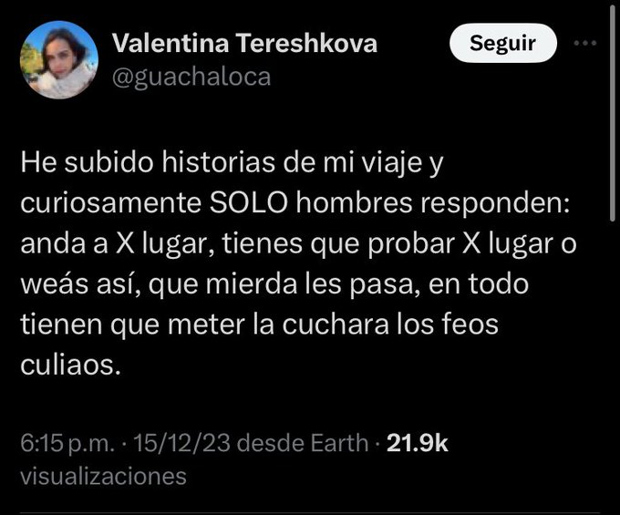 Consejo de buenos d&iacute;as. Dejen de seguir, comentar y bloqueen a tipas tardas. No se dejen llevar solo