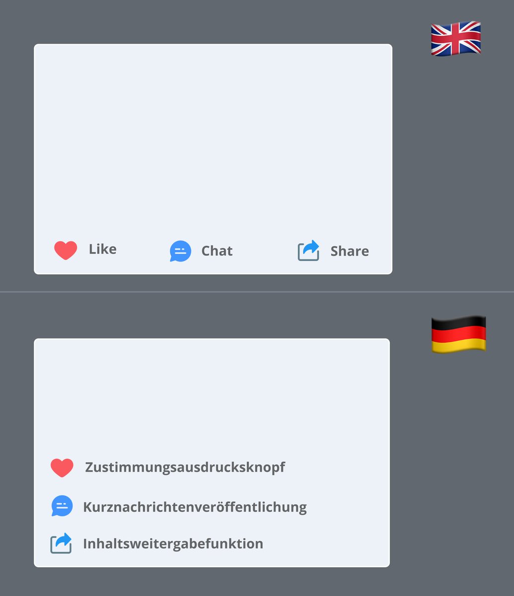 migrating from flex-direction : row to
flex-direction : column
because you have to support German localization