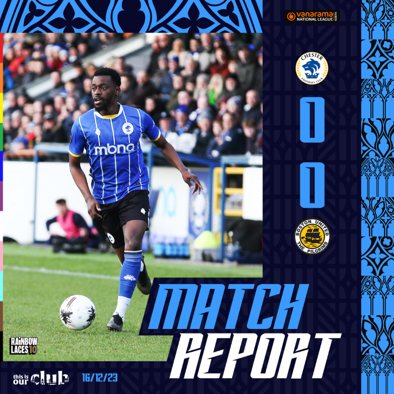 ChesterFC's tweet photo. π Read the match report as the #Blues are held to a goalless draw at the Leap76 Stadium. ‡οΈ
#OurClub | #CFCBOS