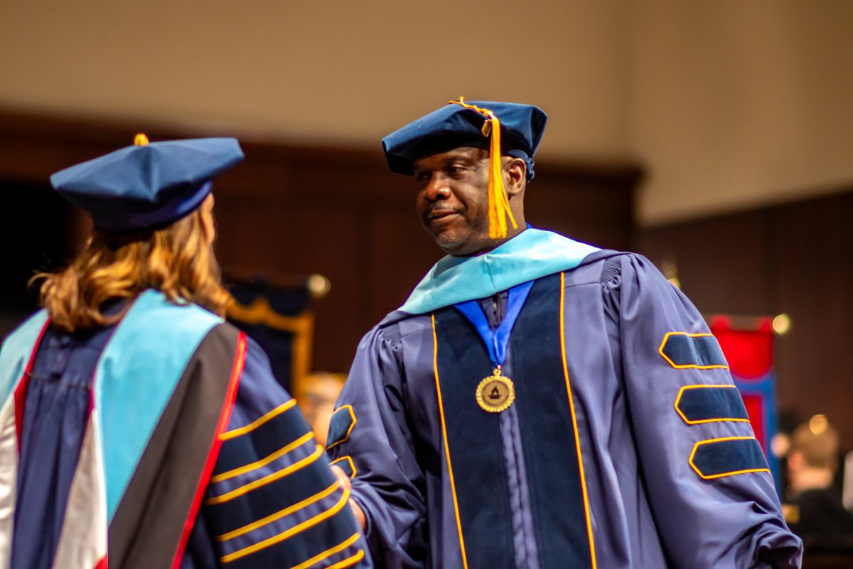 What’s up Doc?!?! Our Associate Head Coach, Paul Duckworth, receiving his Doctorate at today’s graduation ceremony. #TXWES #Ramsup