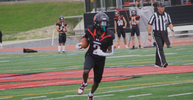 KamVines17's tweet photo. With a great conversations with  @CoachSterner13 I am beyond blessed to receive my first scholarship offer Frostburg State University @Patricknixon52 @MustangGang410 https://t.co/rYDQyCwsRN