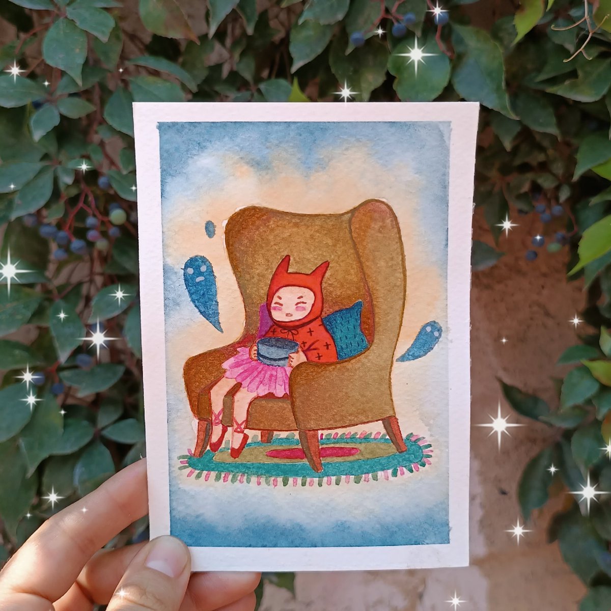 Perdí mi apple pencil. Si, así de wey estoy.
Ahora vendo mis acuarelas originales para reponerlo. 😅 Si a alguien le gusta  alguno de mis bbs para adornar su hogar y quiere y puede apoyar a un artista en desgracia mandenme mensajito o compartan este post, me ayudarían mucho ✨💖