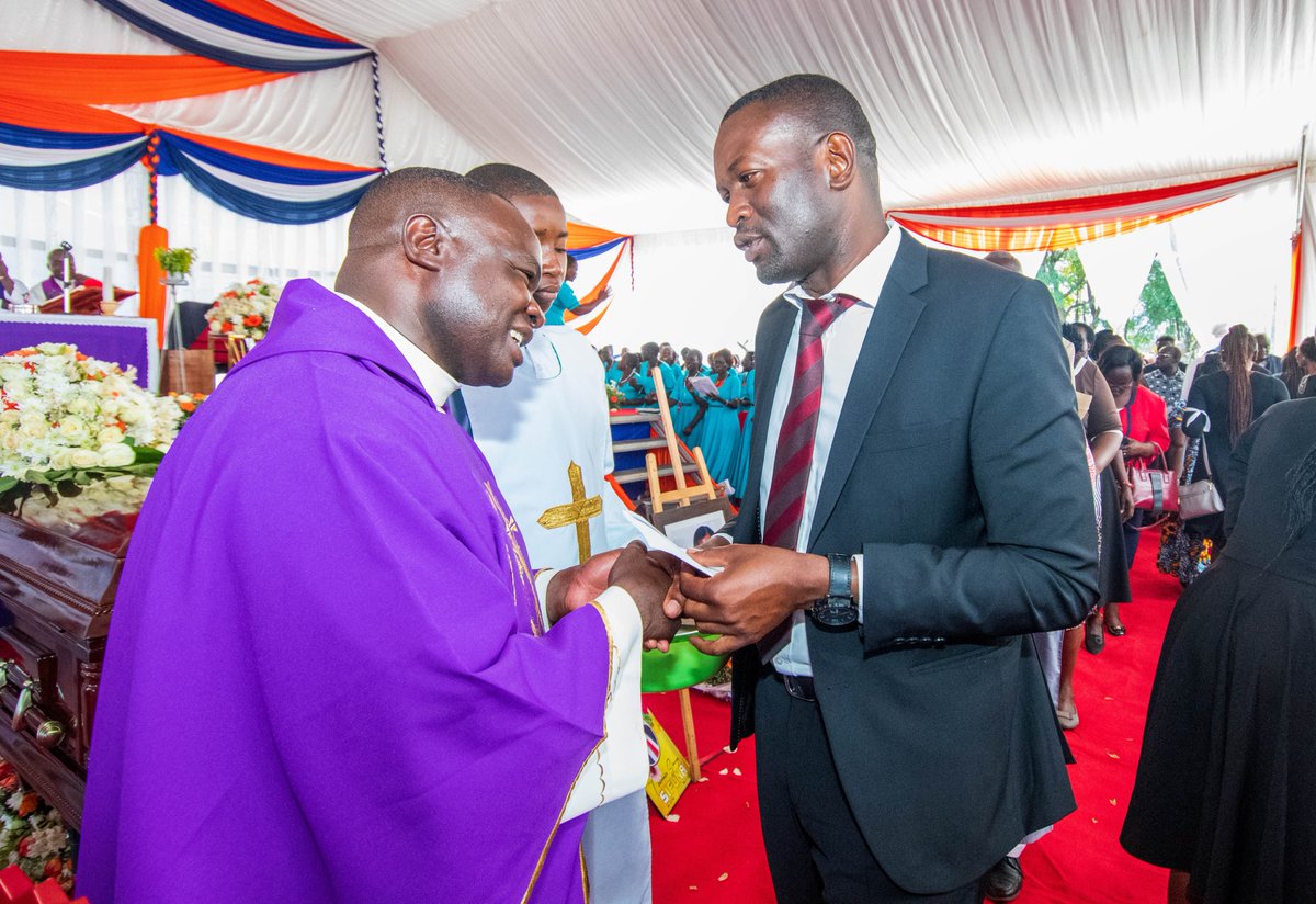 In fitting and somber tribute, we bade the honorable Lawrence Sifuna a final farewell. His legacy as a pivotal figure in the second liberation and protector of the people will live on. May the memories shared today be a comforting tribute to a life well-lived. RIP, Hon. Sifuna.