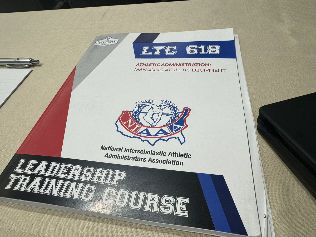 Leadership Training is essential in the growth and development of Athletic Administration. Excited to take LTC 618 on Managing Athletic Equipment. #ProfessionalDevelopment #LTC #ADConf23 <a href="/ILHS_Sports/">Indian Land HS Athletics</a>