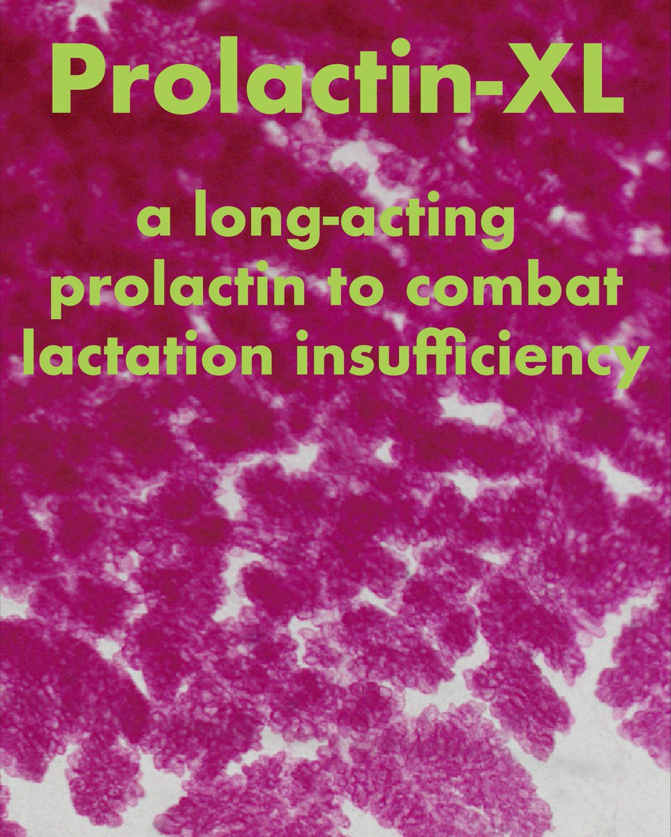 New preprint out!

Babies are born to breastfeed. 

While 50% of lactating persons struggle to make enough milk, there are no FDA-approved drugs to enhance lactation.

We engineered a long-acting prolactin, Prolactin-XL, 
to enhance milk production.

bit.ly/prolactin-XL
1/14