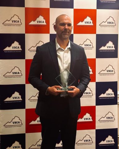 PDGABASEBALL's tweet image. We would like to congratulate our General Manager @wjeffpetty on receiving the @VBCA2018 VBCA Inaugural Impact Award at the Virginia Baseball Coaches Association Hall of Fame Ceremony last night! Well deserved! 

#PDGAcademy | #VBCA