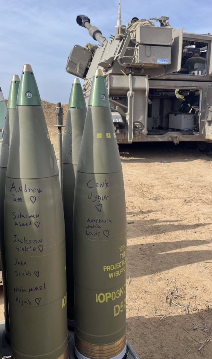 The IDF is writing my name and others who are speaking out against their evils on missiles 

This is a clear threat to our lives and on  missile I'm being forced to pay for with my tax dollars