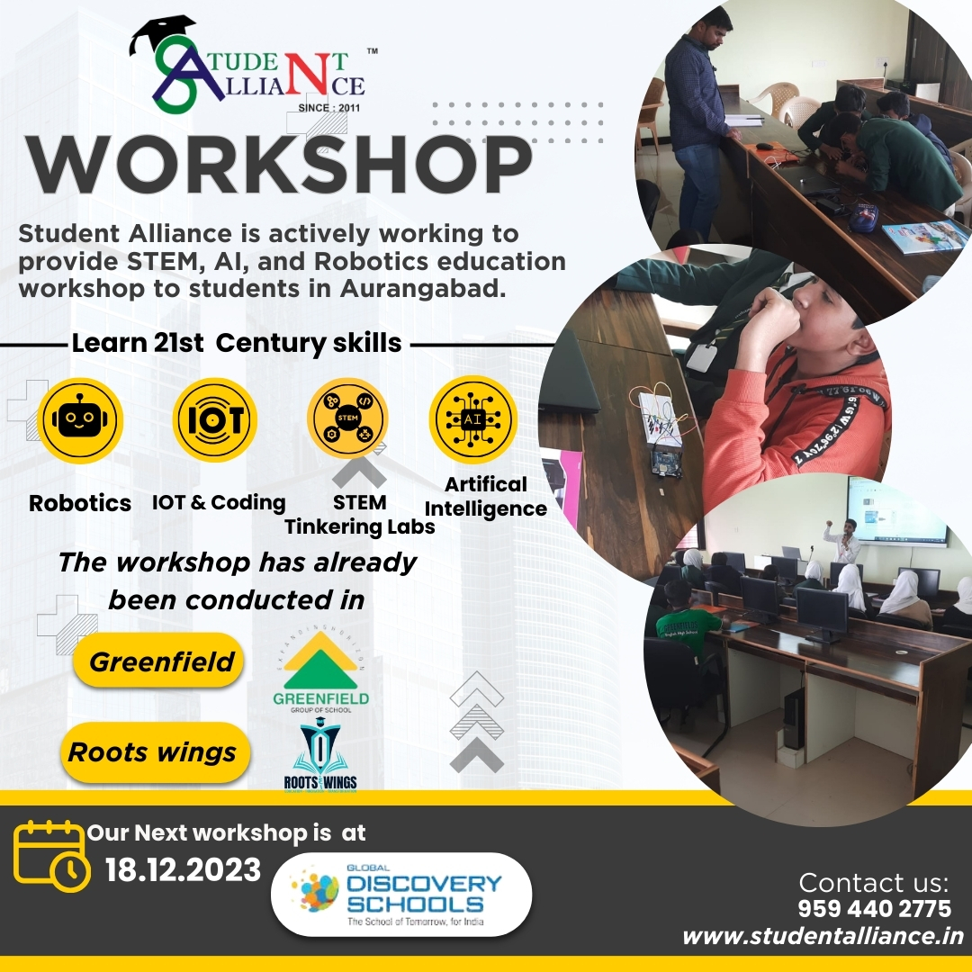 neha_mehna4809's tweet image. Student Alliance is revolutionizing education with its hands-on STEM learning approach! Watch this inspiring photo showcasing how students from Greenfield School  
#Stemlabs #STEM #digitallabs #elearning #creativity #artificialintelligence #STEMANDROBOTICS