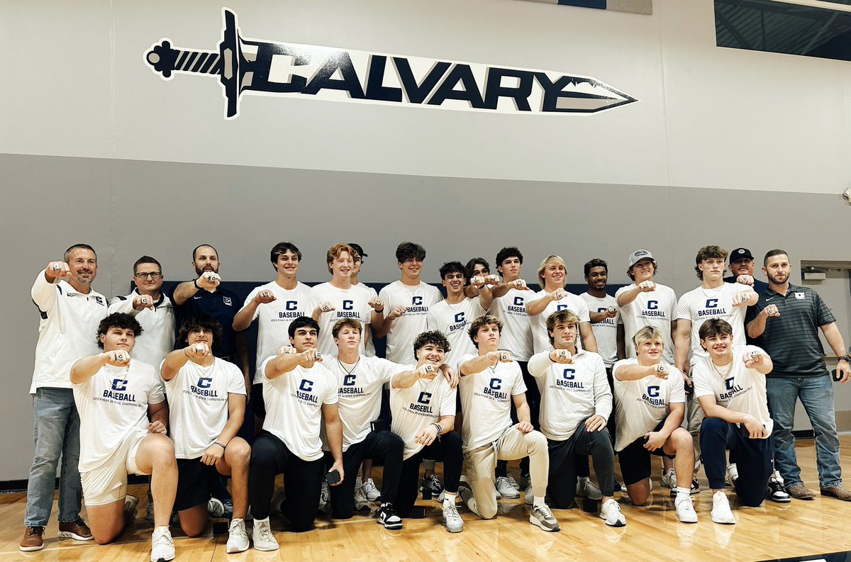 Greg Olsen (@gregolsen25) on Twitter photo Grateful to have this group back together last night for our championship ring ceremony, 2023 State Champs! Thank you to the players & coaches for their impact on <a href="/SportsCalvary/">Calvary Christian HS</a> ! Memories & moments my family and I will never forget! #WeAreWarriors #BurnTheShips Matthew 23:12 Grateful to have this group back together last night for our championship ring ceremony, 2023 State Champs! Thank you to the players & coaches for their impact on <a href="/SportsCalvary/">Calvary Christian HS</a> ! Memories & moments my family and I will never forget! #WeAreWarriors #BurnTheShips Matthew 23:12