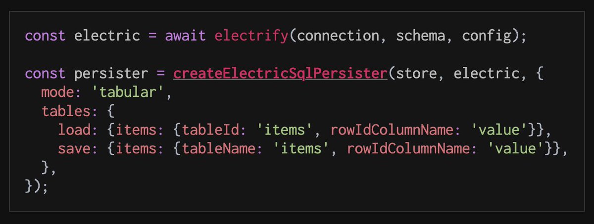 🎉 TinyBase v4.6.0-beta, with support for <a href="/ElectricSQL/">ElectricSQL</a>!

It's very experimental... but you can kick the tires right now.

We'll have a starter kit coming soon so you can get up and running quickly. But in the meantime, checkout the docs and enjoy!

beta.tinybase.org/guides/release…