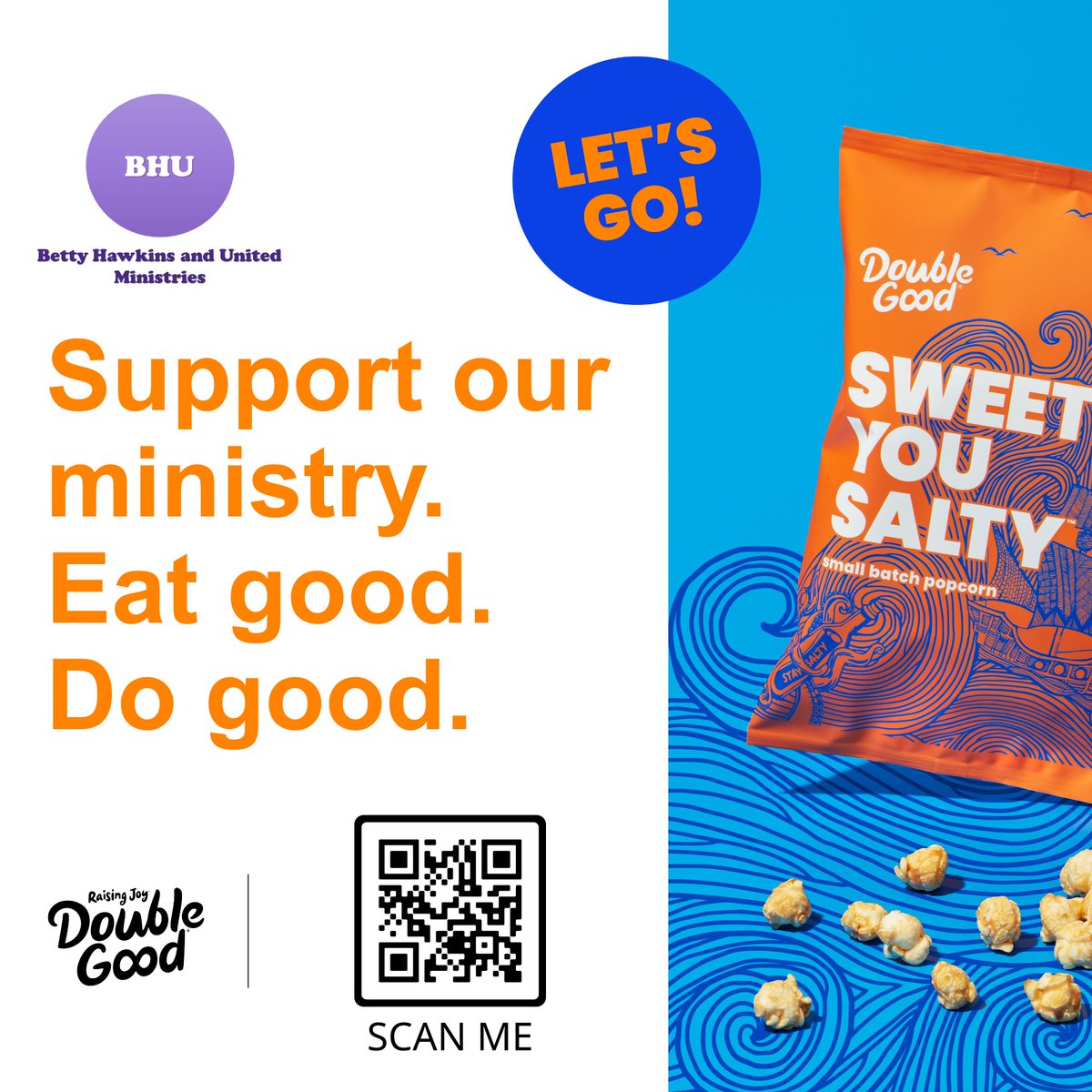 🎵 Calling all Friends &amp; Family! 🎶 Only TWO days left to support our ministry! 🙌 Whether you donate or grab some Double Good Popcorn, your help counts! 🍿 Let's make an impact together! 🎤 #SupportMusic #DoubleGoodPopcorn #MusicMinistry