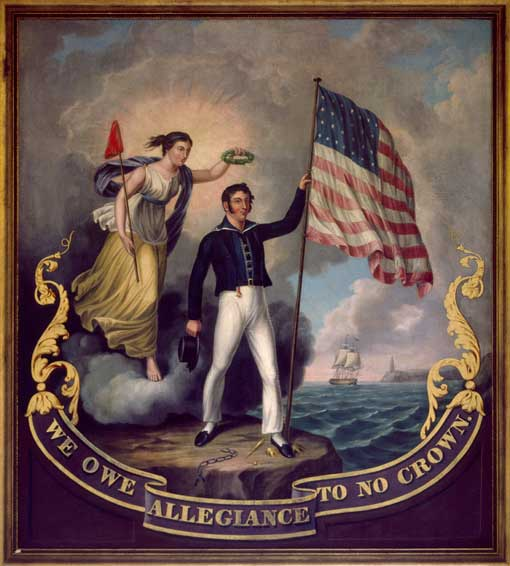 PATRIOTS! The FINAL BATTLE has been engaged and we prepare now to strike the last blow against TYRANNY and ARISTOCRACY- but the ANGLO-FRAUDERALISTS have revealed their TRUE COLORS and now seek the BRITISH CROWN! HEAR NOW THE REPUBLICAN LINE: INDIANA, PEACE, and NEW YORK!