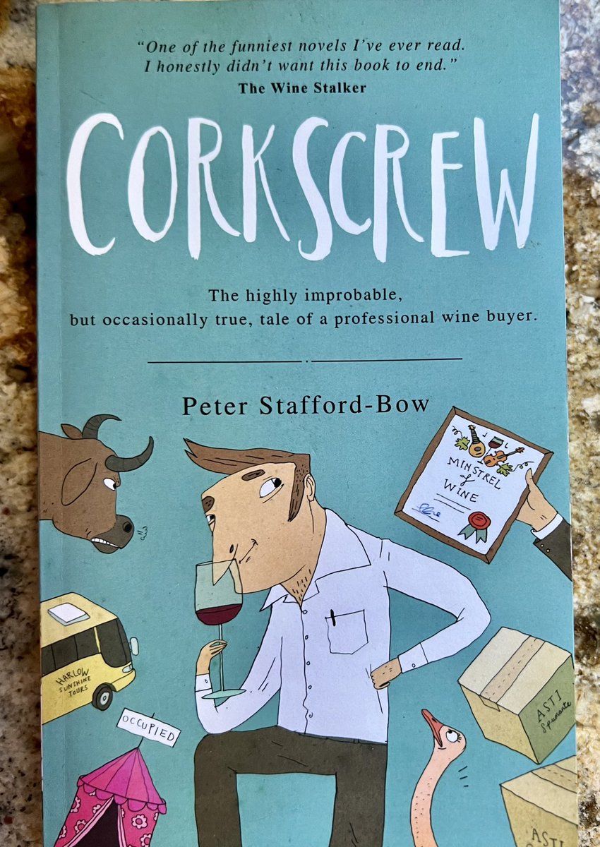 Book Review: Corkscrew  Corkscrew is a humorous novel by Peter Stratford-Bow about the highly improbable but occasionally true tale of a professional wine buyer. The book will make you howl with laughter from start to finish Link to full review in bio or  wpawinepirate.com