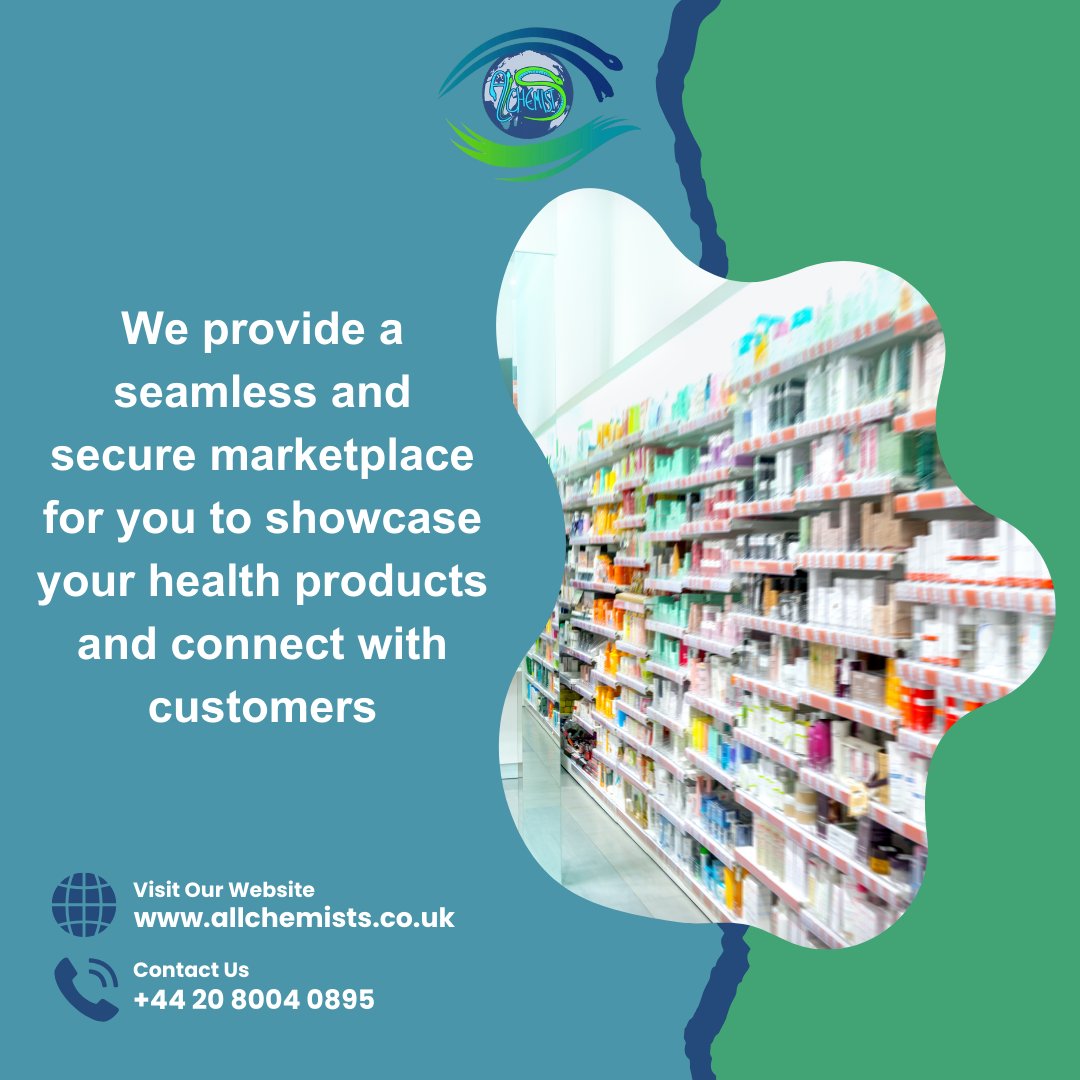 AllChemists's tweet photo. We'll help you build your brand, increase sales, and reach new heights in the online marketplace

To Register, click on the link below:
https://t.co/yhoYSyz7np

#allchemists #registeryourbusiness #chemist #becomeaseller #becomeavendor #onlinehealth #onlinemedicine #medicine https://t.co/SYsTujlzyA