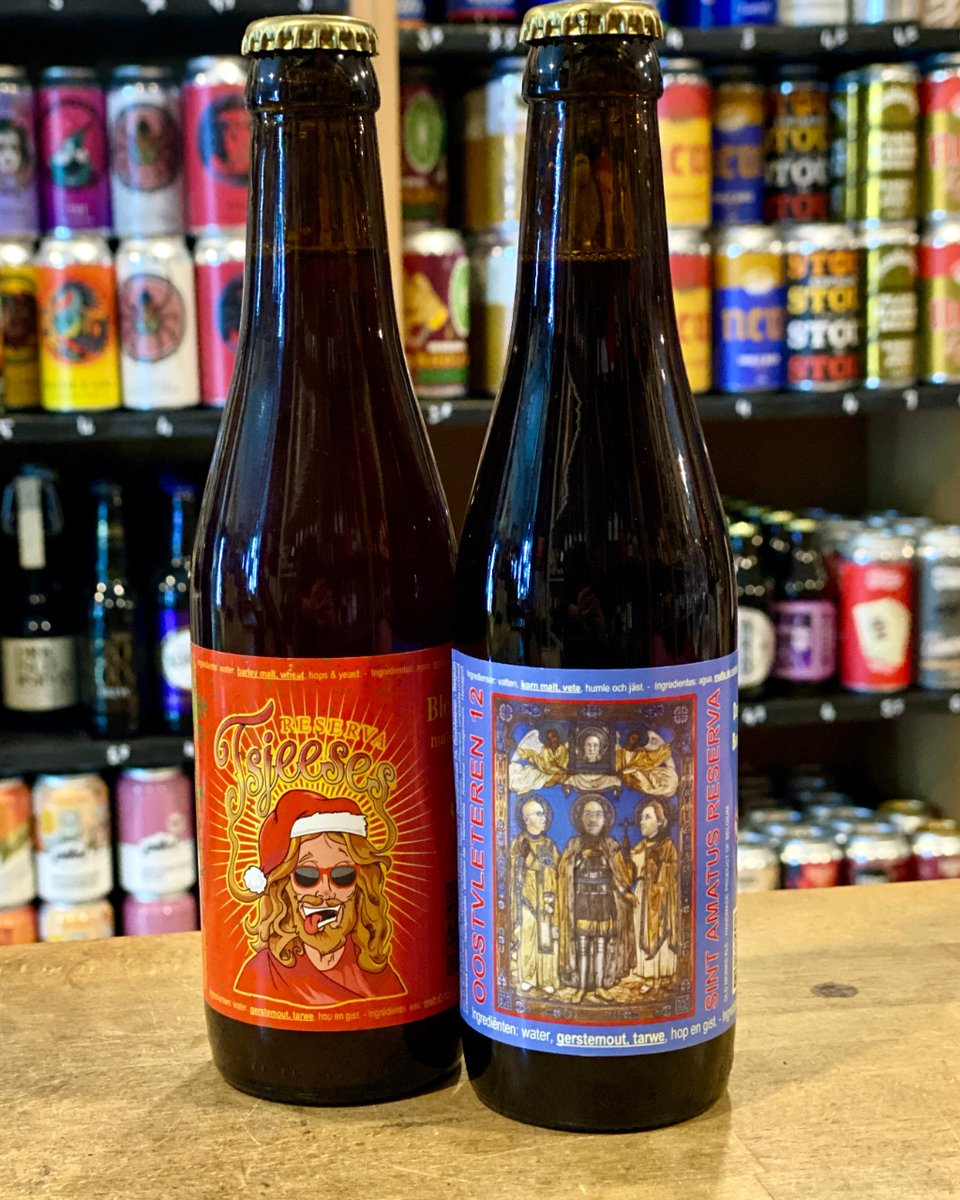 The BeerHive (@thebeer_hive) on Twitter photo 🍻🌟 Exciting Brews Alert! 🌟🍻
Indulge with <a href="/struise/">Struise Breweries</a>'s
Saint Amatus Reserva: Aged on Woodford Reserve or Pappy Van Winkle barrels. 🥃 Rich, robust, and packing a punch at 10.5% ABV.
Tjeesus: Belgian Strong Spiced Amber ale, oak-aged for six months. 🍂 A smooth 10% delight. 🍻🌟 Exciting Brews Alert! 🌟🍻
Indulge with <a href="/struise/">Struise Breweries</a>'s
Saint Amatus Reserva: Aged on Woodford Reserve or Pappy Van Winkle barrels. 🥃 Rich, robust, and packing a punch at 10.5% ABV.
Tjeesus: Belgian Strong Spiced Amber ale, oak-aged for six months. 🍂 A smooth 10% delight.