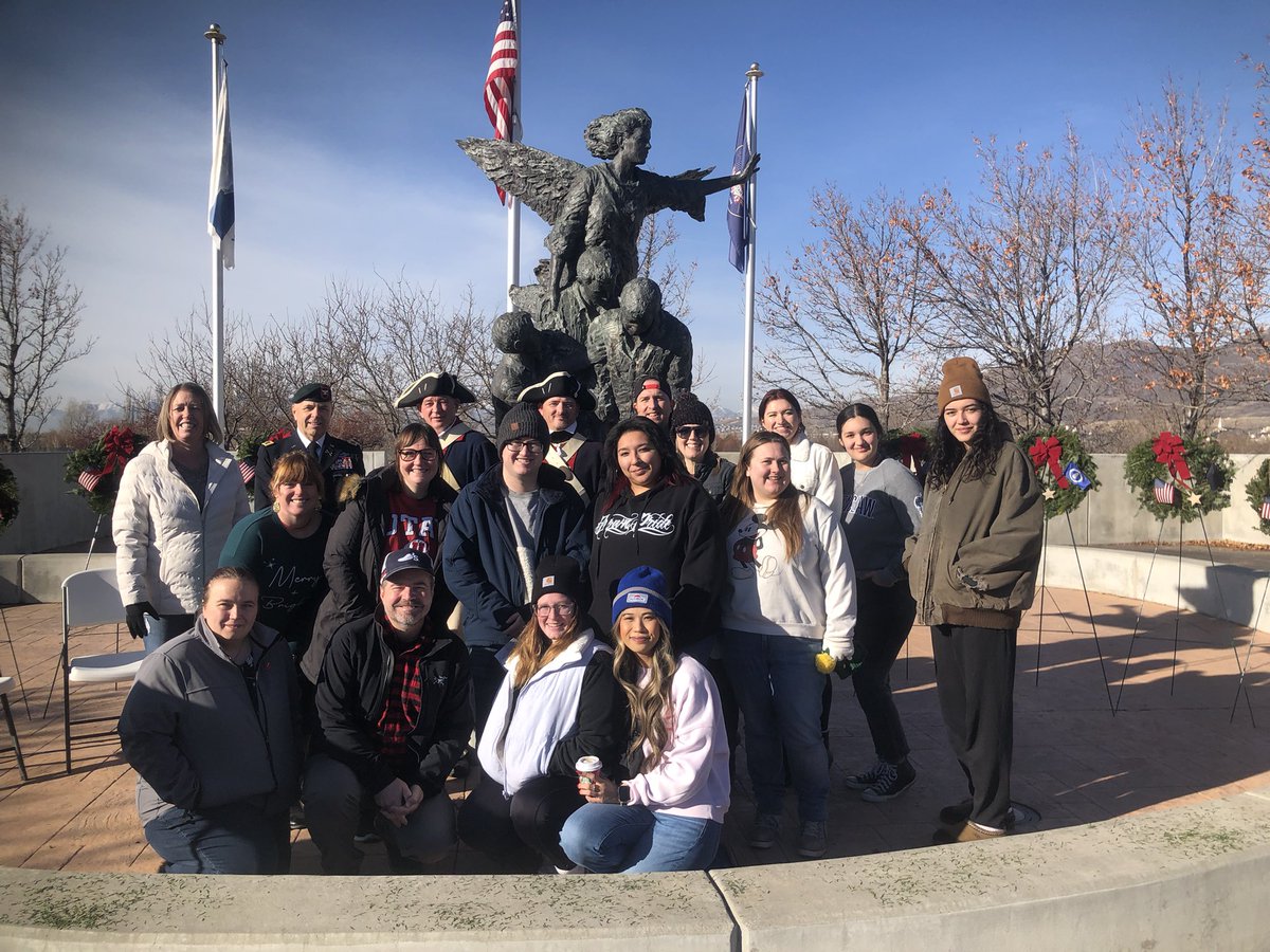 mike greer (@anarchy_bus) on Twitter photo It was our honor to have chilis Utah represent at #WreathsAcrossAmerica
4 different restaurants represented, made and placed over 30 wreathes. The ceremony was powerful. I am truly so grateful 🌶️💚 <a href="/train3rgirl/">Kimberly Harding</a> @StephanieKeeli5 <a href="/Hikeabike902/">Harrison Dixon</a> <a href="/DingmanAdam/">Adam Dingman</a> It was our honor to have chilis Utah represent at #WreathsAcrossAmerica
4 different restaurants represented, made and placed over 30 wreathes. The ceremony was powerful. I am truly so grateful 🌶️💚 <a href="/train3rgirl/">Kimberly Harding</a> @StephanieKeeli5 <a href="/Hikeabike902/">Harrison Dixon</a> <a href="/DingmanAdam/">Adam Dingman</a>