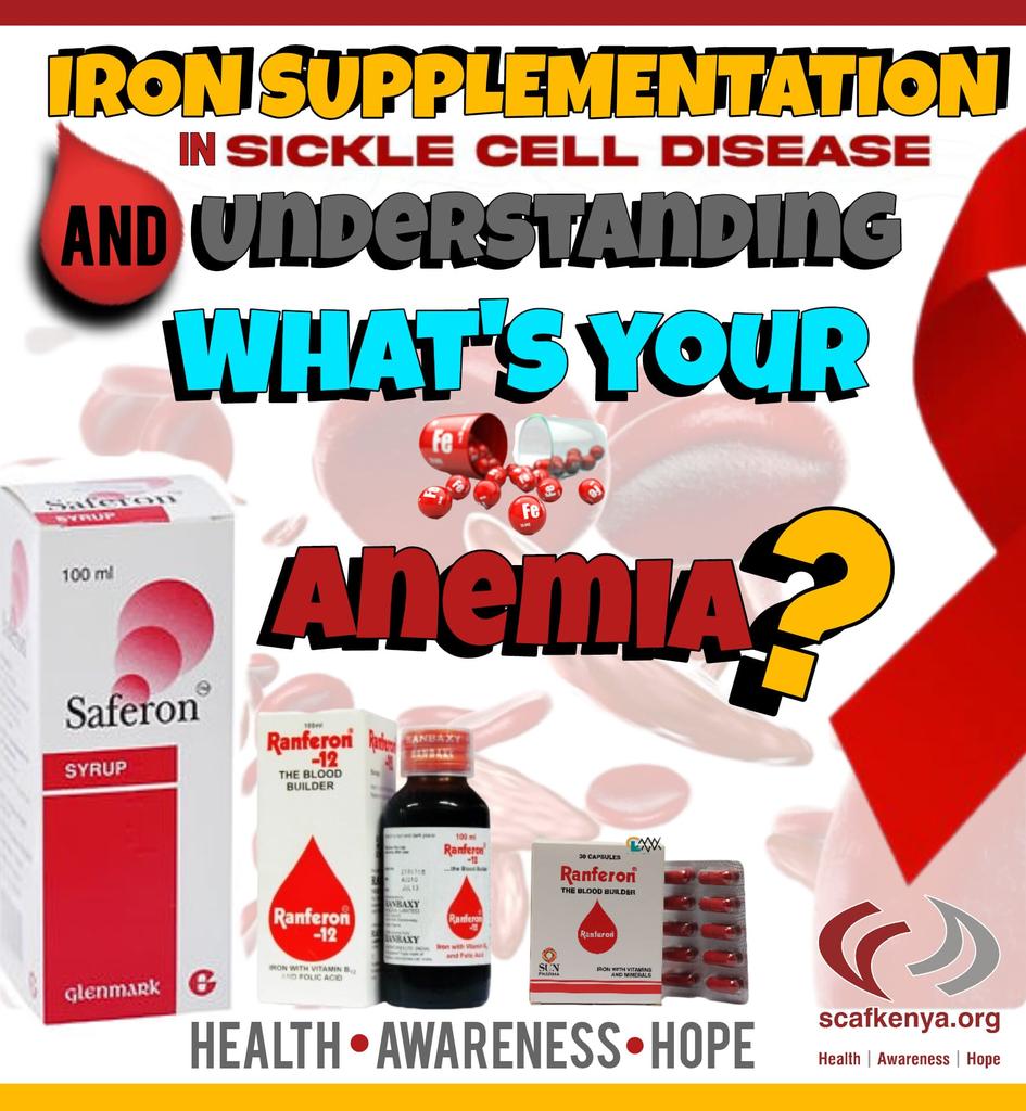 SCAFKenya's tweet image. Ever wondered about the unique #ironDynamics in #SickleCellDisease &amp;amp; how it differs from #TraditionalAnemias?

Are #IRONSUPPLEMENTS the right approach to #SickleCellAnemia?

Delve into better understanding of #IRONOVERLOAD in #PLWSCD here;whatsapp.com/channel/0029Va… #SCDAwareness
