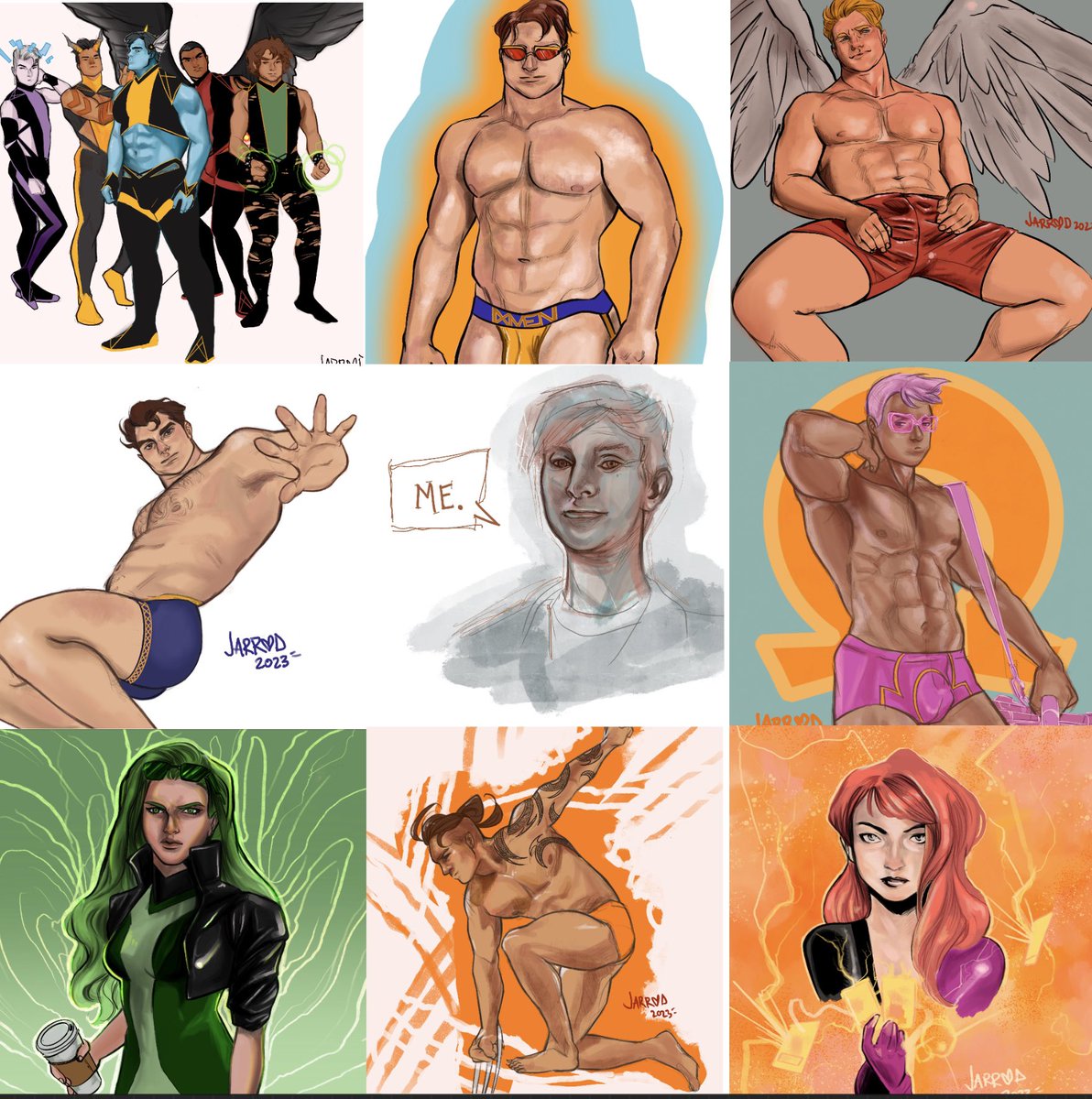 #ArtVArtist2023 #artvsartist2023 #fanart so many #xmen this year! #XTwitter