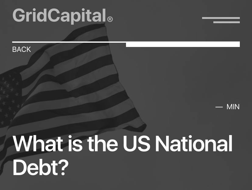 #NationalDebt, also known as #publicdebt, refers to the total amount owed by a country to its creditors. The US currently has a national debt of $33.69 trillion, averaging nearly $94,000 per individual📈🇱🇷

Check out our article on the US National Debt📚:
 gridcap.us/library/what-i…