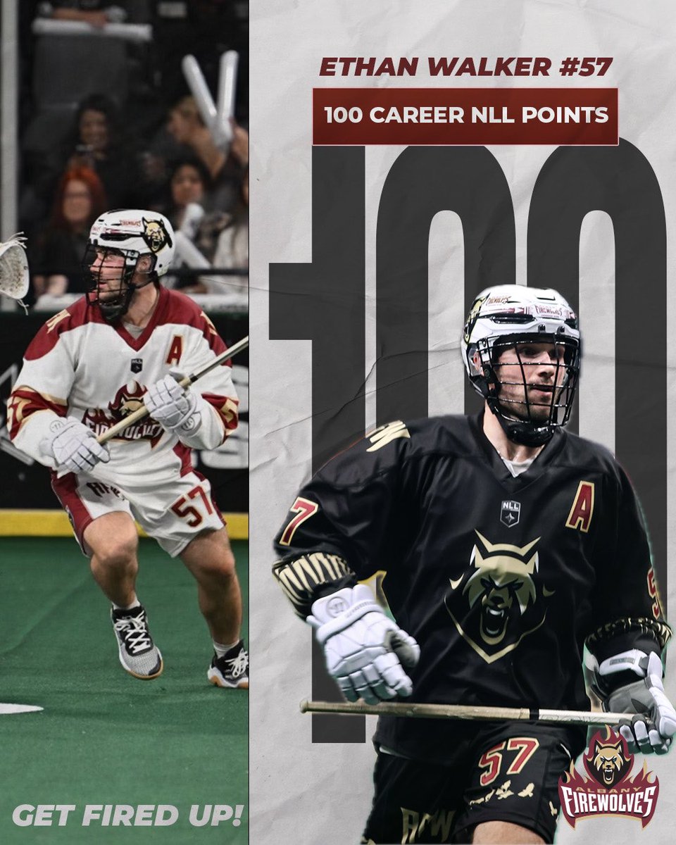 EWOK GETS 💯

Congrats to Ethan Walker on recording 100 career <a href="/nll/">NLL</a> points!